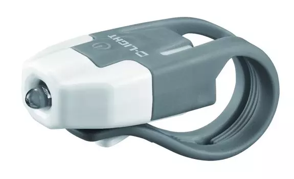 Фонарь велосипедный D-LIGHT CG-210W-WH+GY, 3030