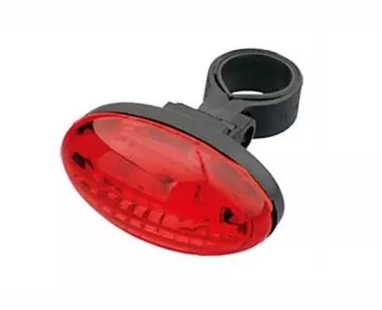 Фонарь велосипедный FORSE XC-718T, задний, 5 светодиодов, 3 режима, батарейки входят в комплект, W0444