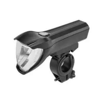 Фонарь велосипедный JING YI JY-7075, передний, аккумулятор, чёрный, 560182