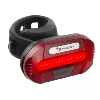 Фонарь велосипедный MOON Lunar, задний, 15 диодов повышенной яркости, 14 гр, быстросъемный, 5-220451
