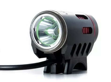 Фонарь велосипедный передний Lumen 300, 1800 lumen\1200 lumen, Cree XM-L2, черно-красный, EBL300