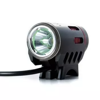 Фонарь велосипедный передний Lumen 300, 1800 lumen\1200 lumen, Cree XM-L2, черно-красный, EBL300