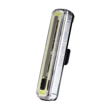 Фонарь велосипедный передний Moon, 1 диод, 8 режимов, USB, серебристый, WP_Nebula_W