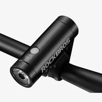 Фонарь велосипедный Rockbros, передний, 5 режимов, черный, R1-800