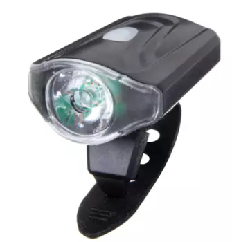 Фонарь велосипедный STG JY-7043, передний, USB, аккумулятор 3,7v/550mAh, Х81482