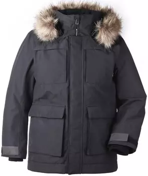 Куртка подростковая Didriksons NORDENSKIOLD BS PARKA, черный, 501907