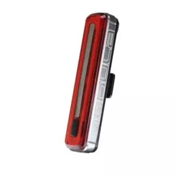 Фонарь велосипедный задний Moon, 1 диод, 8 режимов, USB, красно-серебристый, WP_Nebula_R