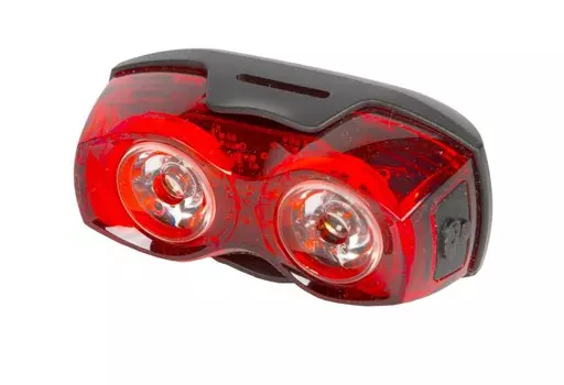 Фонарь велосипедный задний SMART, 2 супердиода повышенной яркости 0,5W, 3 функции, 5-221512