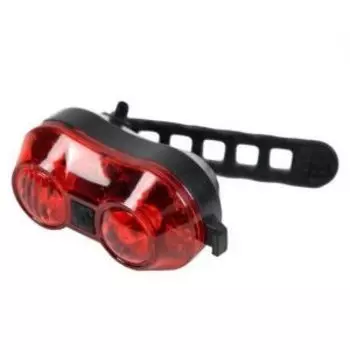 Фонарь велосипедный задний Vinca Sport, 2 диода, 4 режима работы, кабель USB для подзарядки в комплекте, VL 6002