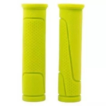 Грипсы резиновые Vinca Sport лайм, длина 125 мм, индивидуальная упаковка, H-G 63 lime