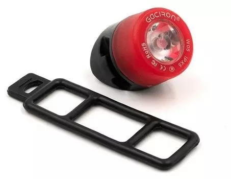 Фонарь задний GACIRON W05, 5lm, 1диод, 2 батареи CR2032, угол 220 градуса, 22гр, черный, W05
