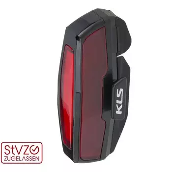 Фонарь задний KLS ILLUX, 25 лм, 16 x COB LED, 1 режим 100% х 2ч, 4-ступенчатый индикатор заряда