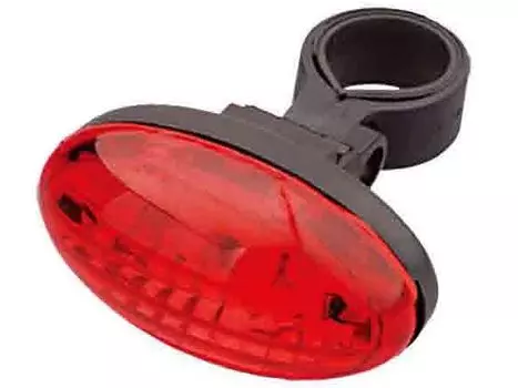 Фонарь задний Xingcheng, 5 диодов, 3 режима, батарейки в комплекте, XC-718T