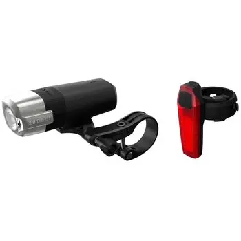 Фонари велосипедные (комплект) BBB 2019 lightset ComboStrike 500 + BLS-82 rear Signal Centermount + Go Mount, BLS-133