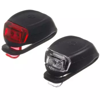 Фонари велосипедные STG JY-3122, силикон, Х98591