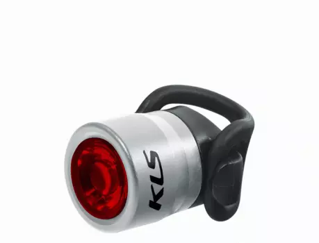 Фонарик задний KLS IO, серебристый