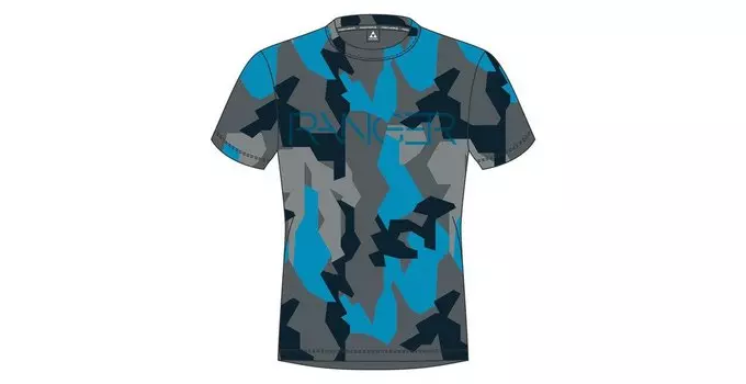 Футболка Fischer Camouflage, голубой, 2018-19