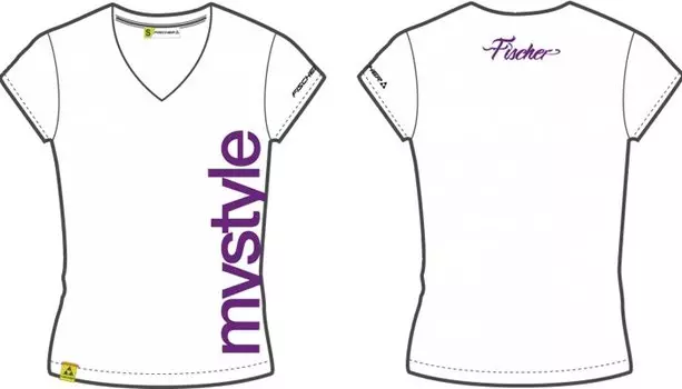 Футболка Fischer My style, длинный рукав, белый