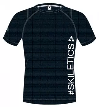 Футболка Fischer SKILETICS, унисекс, черный, 2018-19 (Размер: XS)
