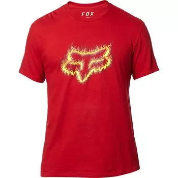 Футболка Fox Flame Head SS Tee Cardinal 2020