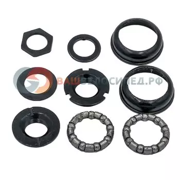 Каретка велосипедная, Kenli, американка, 9 предметов, сталь, KL-B515