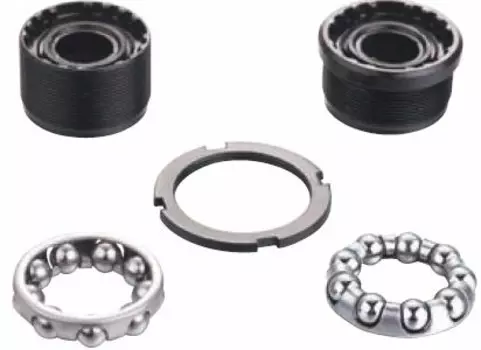 Чашка каретки велосипедная под квадрат, Kenli, подшипники 1/4х9х2шт, влагозащитная, сталь, KL-B31