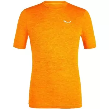 Футболка Salewa Puez Mel Hybrid Dry Glory Melange, для активного отдыха, 2020, оранжевый, 00-0000027877_4639
