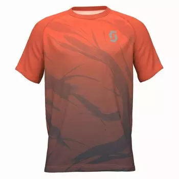 Футболка SCOTT KINABALU RUN, оранжевый/железный черный, 2018, 264788-5804