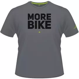 Футболка велосипедная MERIDA T-Shirt More Bike, Grey, короткий рукав