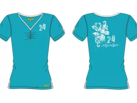 Футболка женская Fischer Retro, голубой