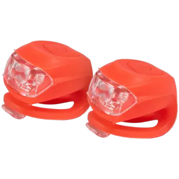 Габариты велосипедные Jing Yi JY-267-2B, комплект, красный, LU081237