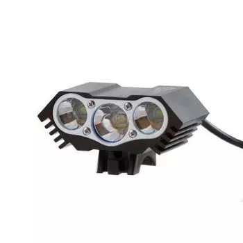 Фонарь велосипедный передний Lumen 303-X, 3600 lumens, 3 Cree XML-T6 черный, EBL303X