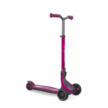 Самокат Globber ULTIMUM, складной, трехколесный, нагрузка до 100 кг, розовый, 612-110