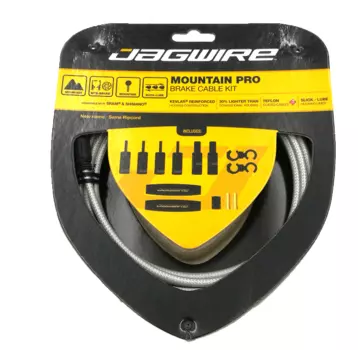 Гидролиния JAGWIRE для тормозов 3м, серебряная, с универсальными адаптерами Quick fit, HBK408