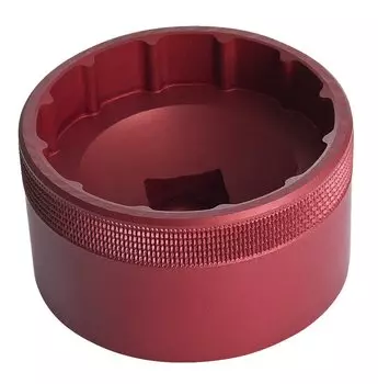 Головка UNIOR, для установки каретки BSA30, диаметр 53 мм, алюминий, красный, 1671.BSA30