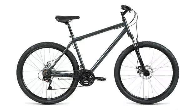 Горный велосипед ALTAIR MTB HT 27,5 2.0 disc, 21 скорость, рама 17", темно-серый/черный, VX22976