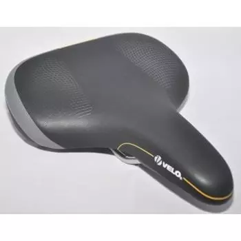 Седло велосипедное VELO VL-6269, комфорт, 264х215мм, антискользящее, эластомерное, 6-146269