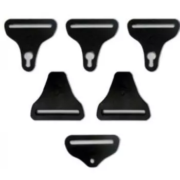 Застежка к наколенникам Leatt C-Frame Carbon Bucle Kit Pair, 2024, 4015300330