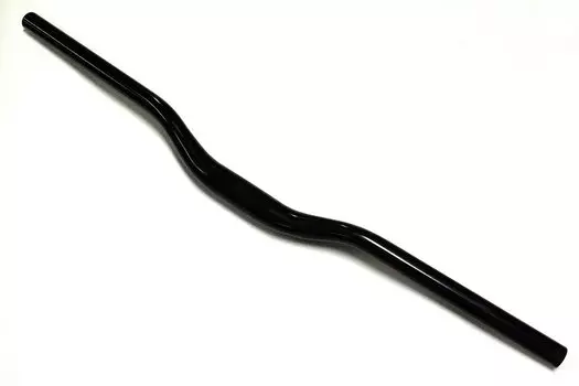 Руль велосипедный JOY KIE MTB, алюминий, L-680 mm, 31,8 mm, подъем 30 мм, черный, HB-3188DB