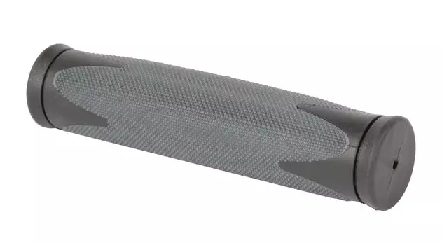 Грипсы велосипедные Velo VLG-185-AD2, двойной рельеф, 130 мм, черный, Velo VLG-185-AD2