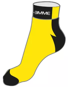 Велоноски Biemme Сoolmax Low, Жёлтый fluo, 2018, A05H201U (Размер: S)