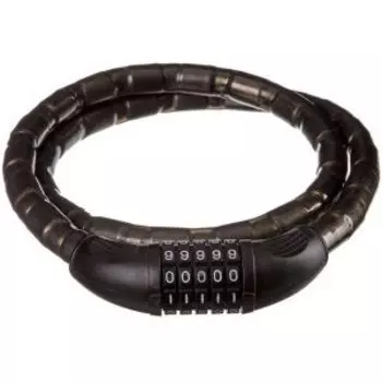 Велосипедный замок STG TONYON, тросовый, кодовый, 20 х 1000, черный, TY228