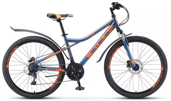 Горный велосипед Stels Navigator 510 D 26" V010 2020, LU093749 (Рама: 16" (Рост: 150-165 см), Цвет: темно-синий )
