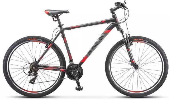 Горный велосипед STELS Navigator 700 V F020 27.5" 2022, LU088922 (Рама: 17.5" (Рост: 1560175 см), Цвет: Чёрный/матовый)