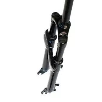 Вилка велосипедная EASING 24"*1.1\8", 200мм пружина, стальная, черная, 2,55кг, ES 225-2 24"