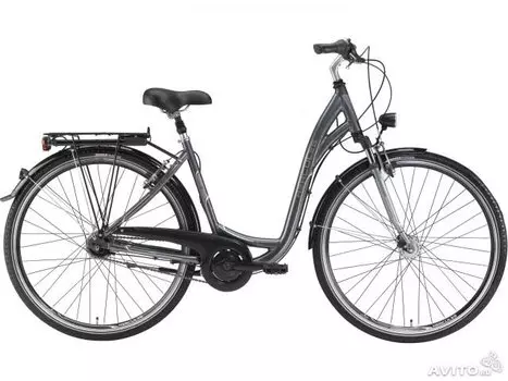 Городской велосипед Hercules City 8 WA 43 см серый 2013