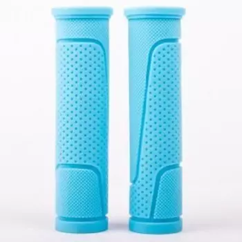 Грипсы резиновые Vinca Sport голубые, длина 125 мм, индивидуальная упаковка, H-G 63 light blue