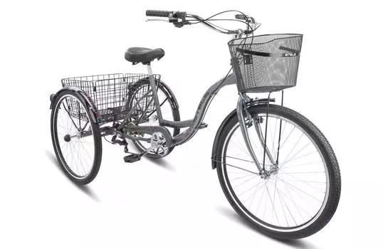Городской велосипед STELS Energy-VI V010 26" 2021, LU088695 (Рама: 17" (Рост: 156-170 см), Цвет: хром)