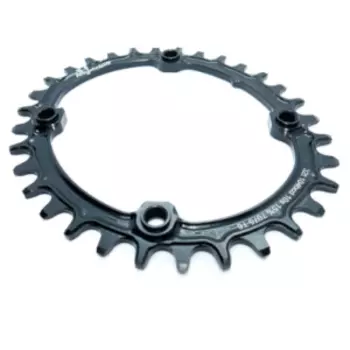 Звезда велосипедная Neutrino, 104bcd, 10/11/12 скоростей, круг, 38t, черный, NC10410R38BK