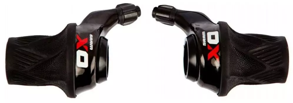 Грип-шифт Sram X.O Shorty Twist 3+10V, красный, 00.7018.011.001